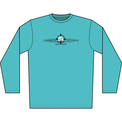 Castaways Men's Performance Shirt — Boatin' & Floatin'