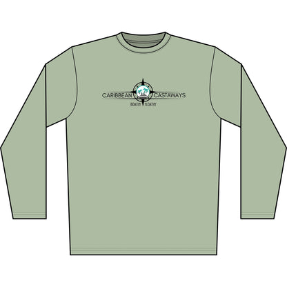 Castaways Men's Performance Shirt — Boatin' & Floatin'