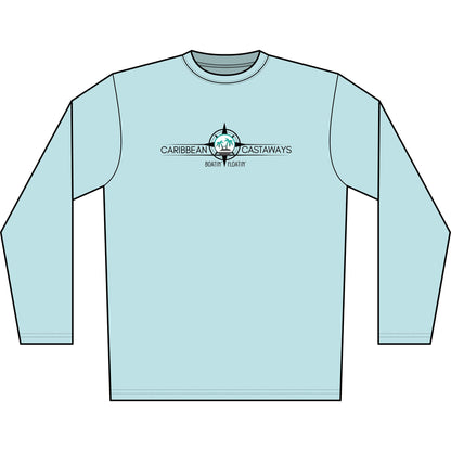 Castaways Men's Performance Shirt — Boatin' & Floatin'