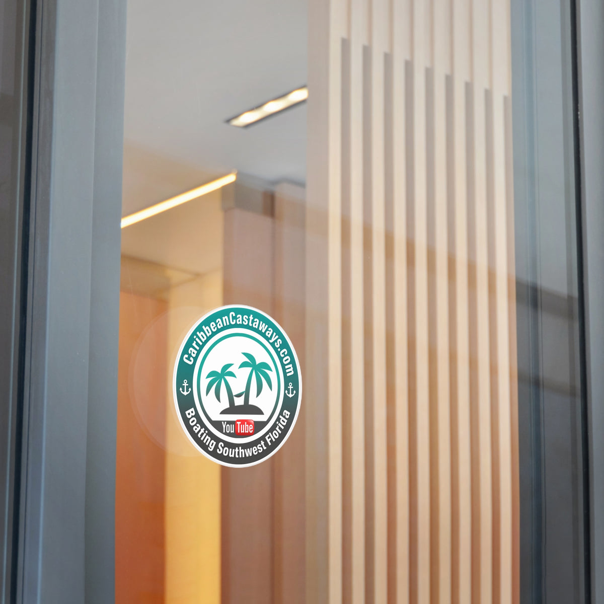 Caribbean Castaways Logo Sticker