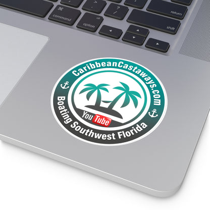 Caribbean Castaways Logo Sticker