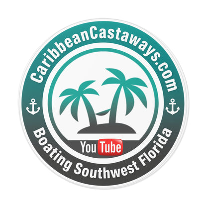 Caribbean Castaways Logo Sticker