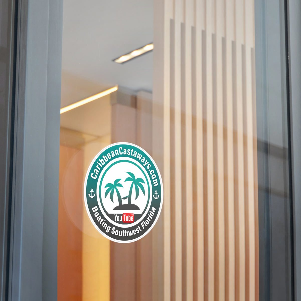 Caribbean Castaways Logo Sticker