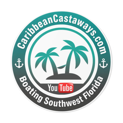 Caribbean Castaways Logo Sticker