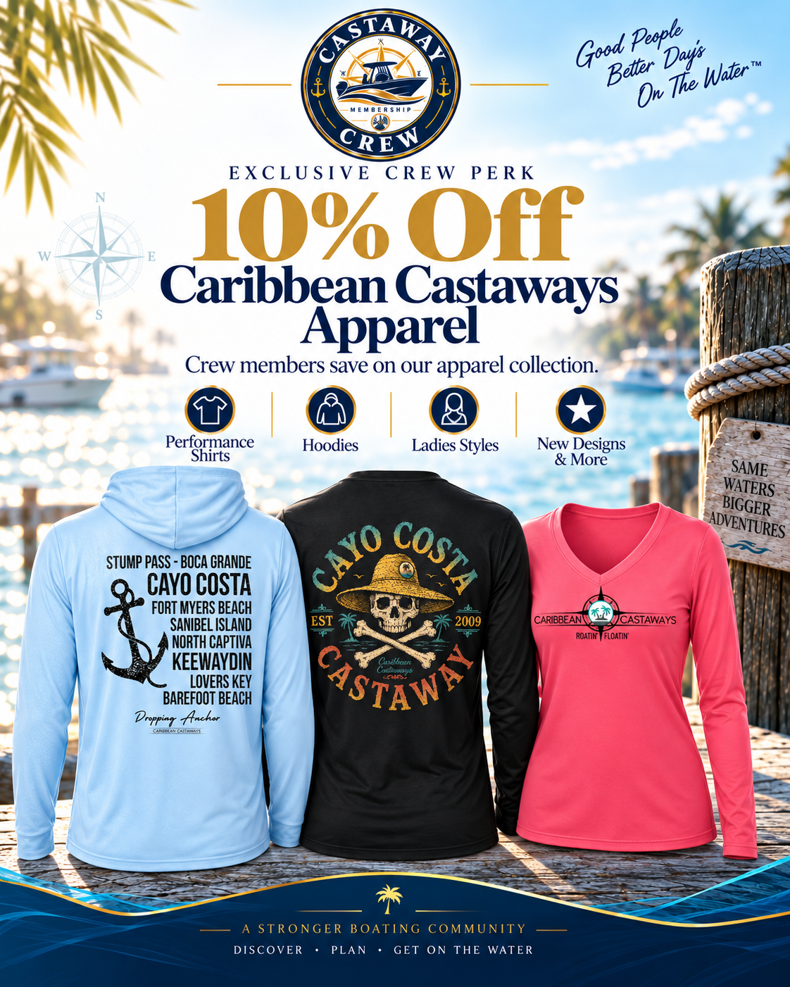 CASTAWAY CREW MEMBERSHIP