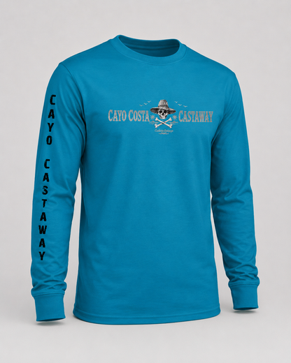 Cayo Castaway Performance Boat Shirt - Black & White