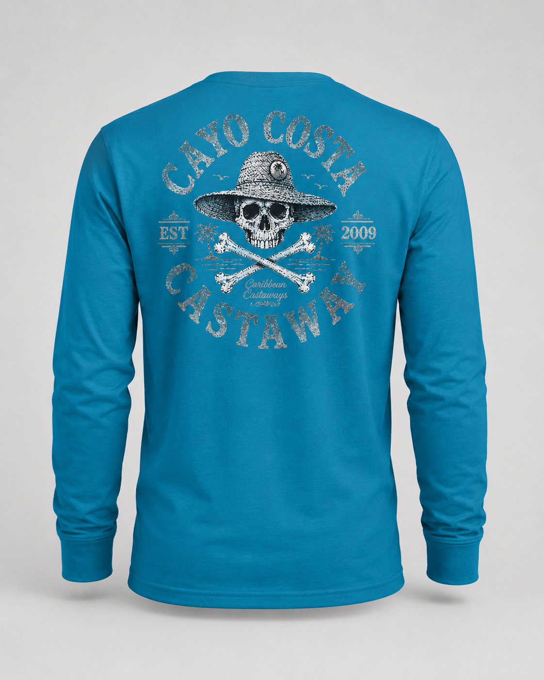 Cayo Castaway Performance Boat Shirt - Black & White