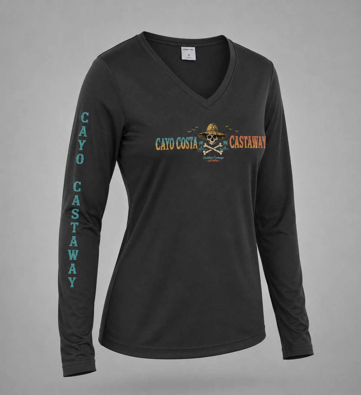 Ladies Cayo Costa Castaway V-Neck Boat Shirt