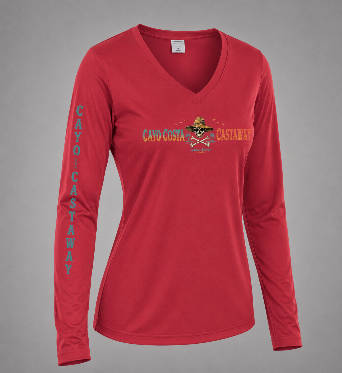 Ladies Cayo Costa Castaway V-Neck Boat Shirt
