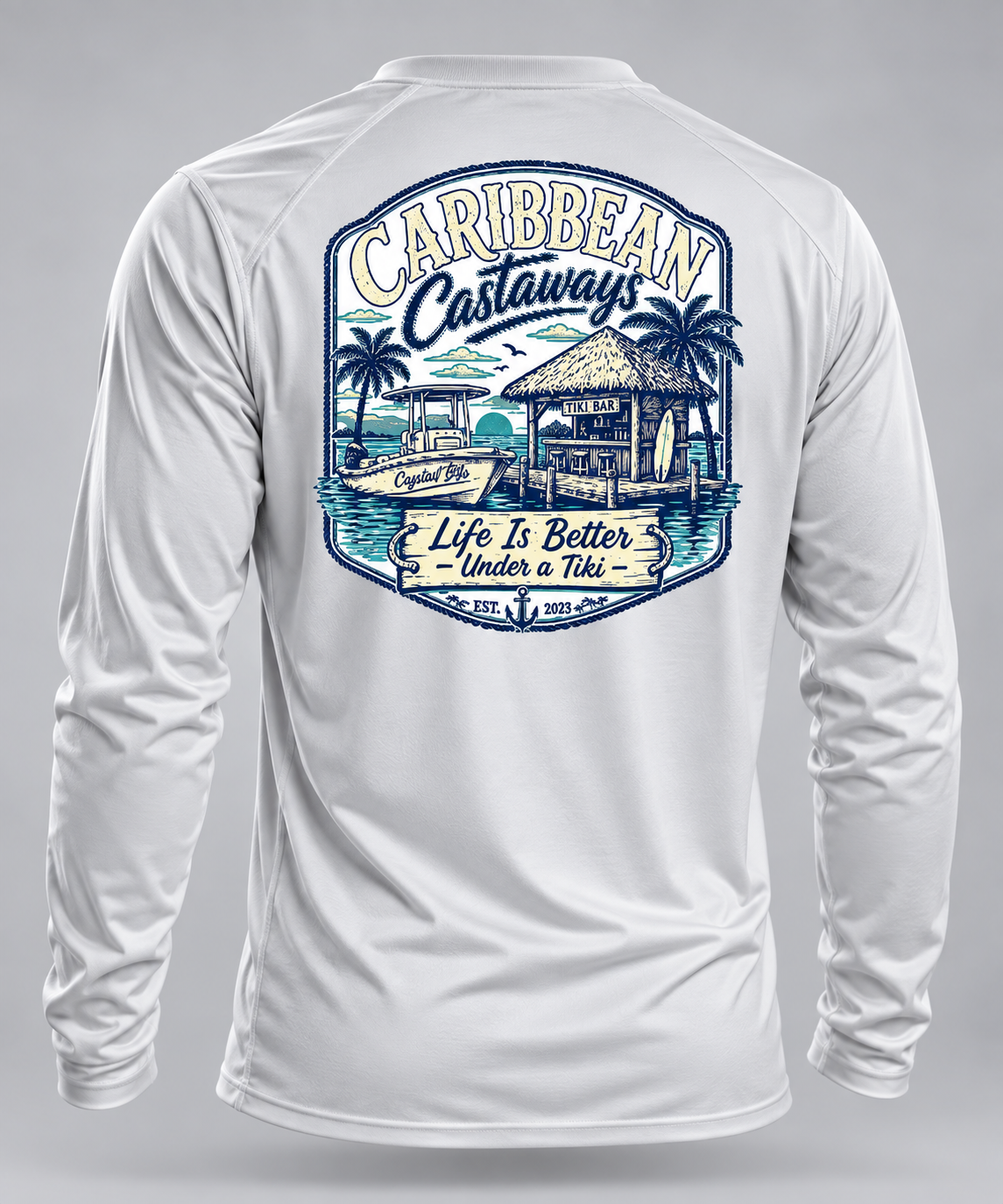 Men's Life is Better Under a Tiki Performance Shirt