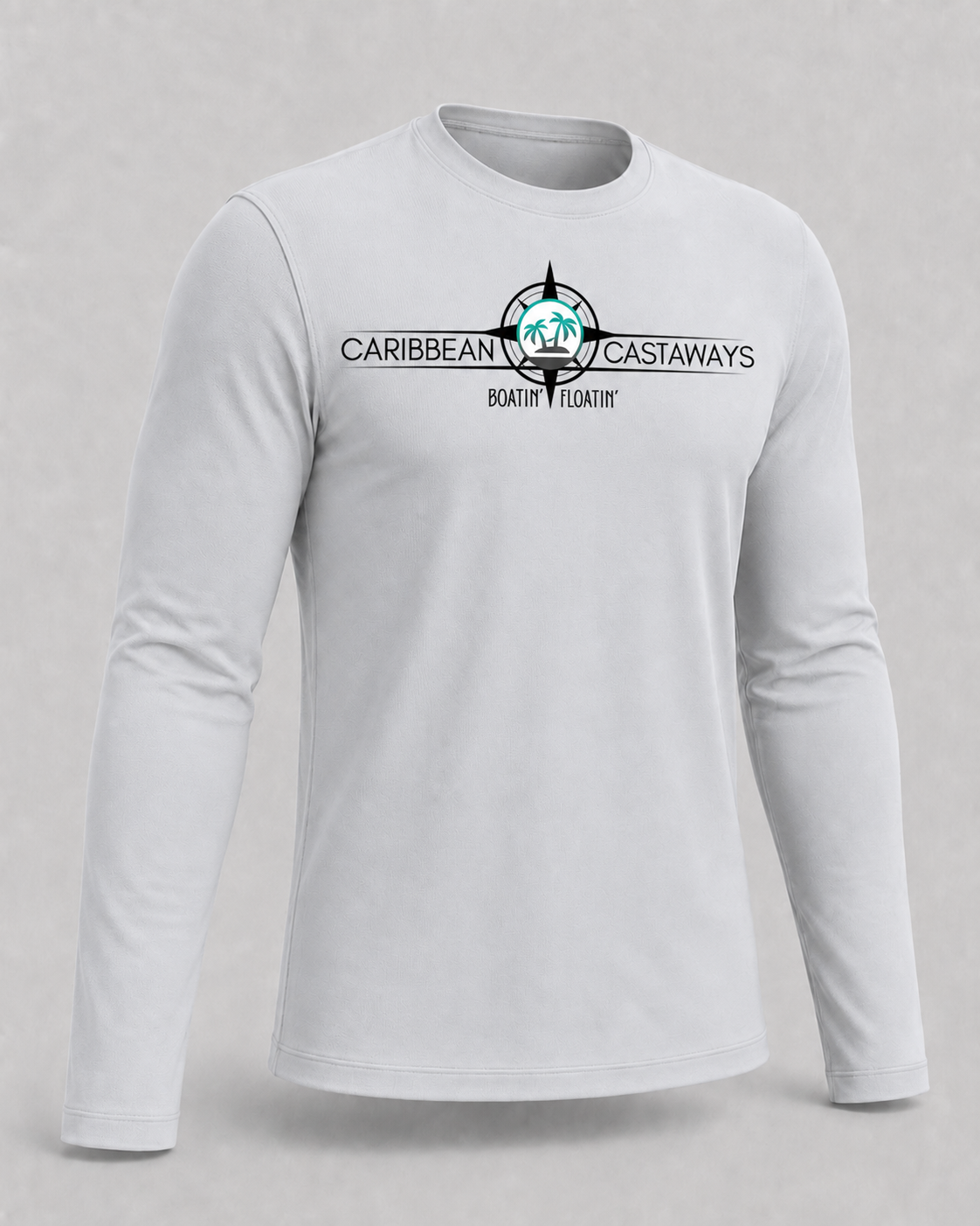 Castaways Men's Performance Shirt — Boatin' & Floatin'