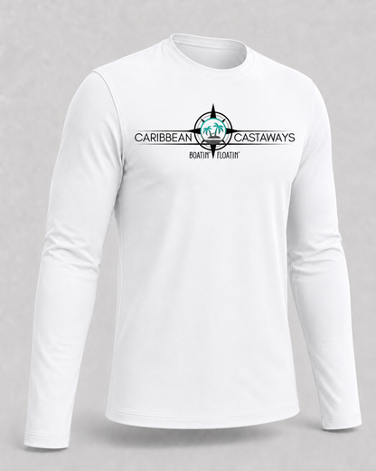 Castaways Men's Performance Shirt — Boatin' & Floatin'