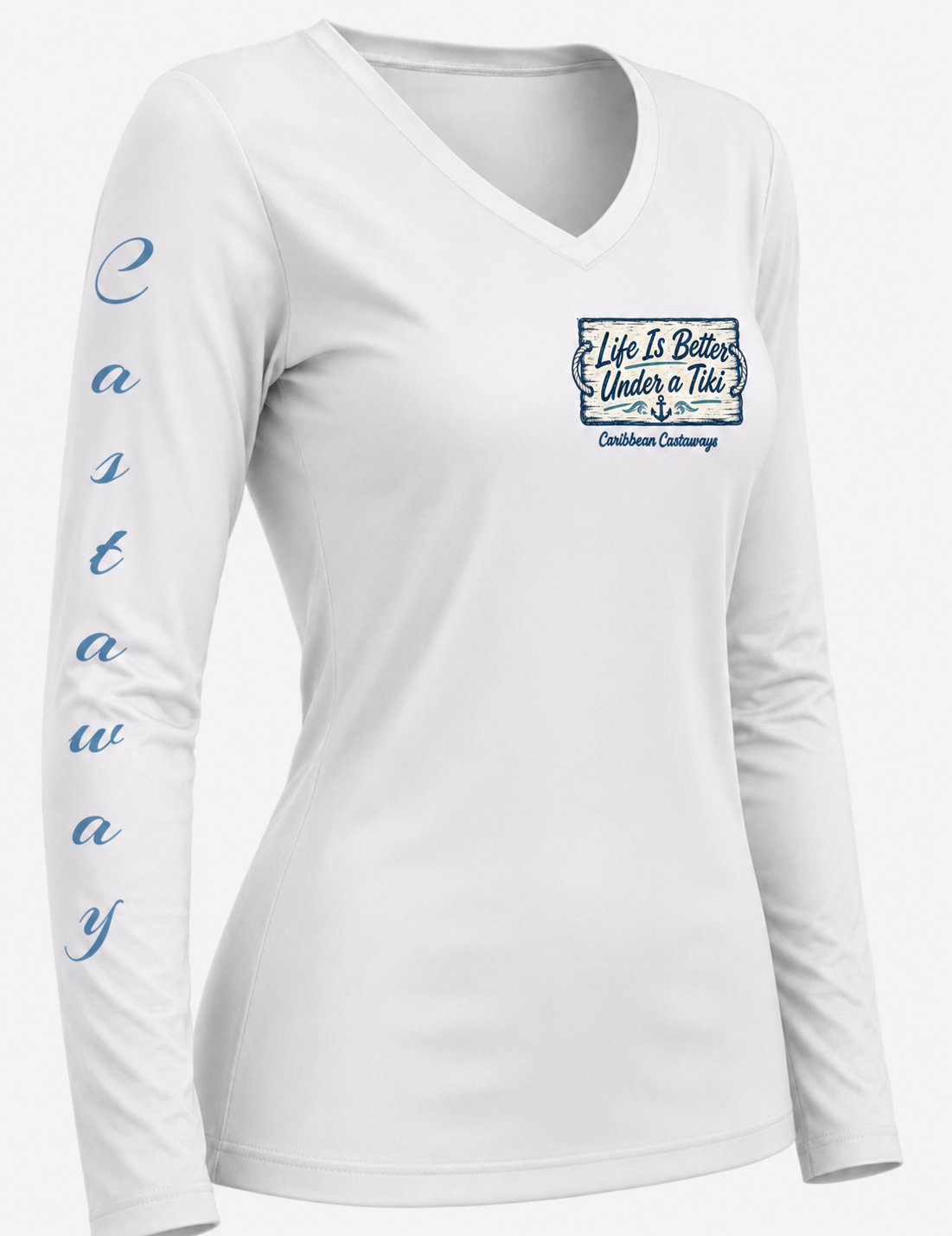 Women's Life Is Better Under a Tiki Performance Shirt