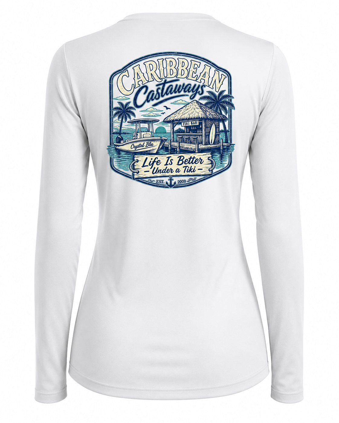 Women's Life Is Better Under a Tiki Performance Shirt