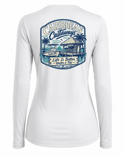 Women's Life Is Better Under a Tiki Performance Shirt