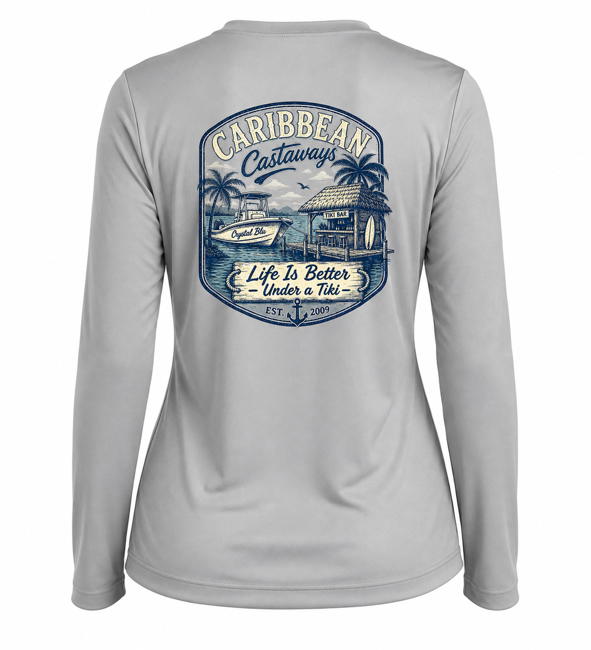 Women's Life Is Better Under a Tiki Performance Shirt