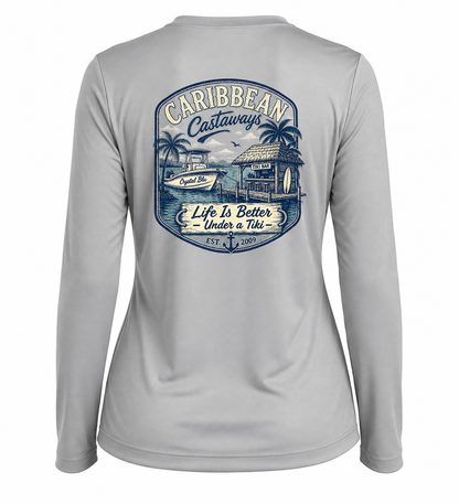 Women's Life Is Better Under a Tiki Performance Shirt